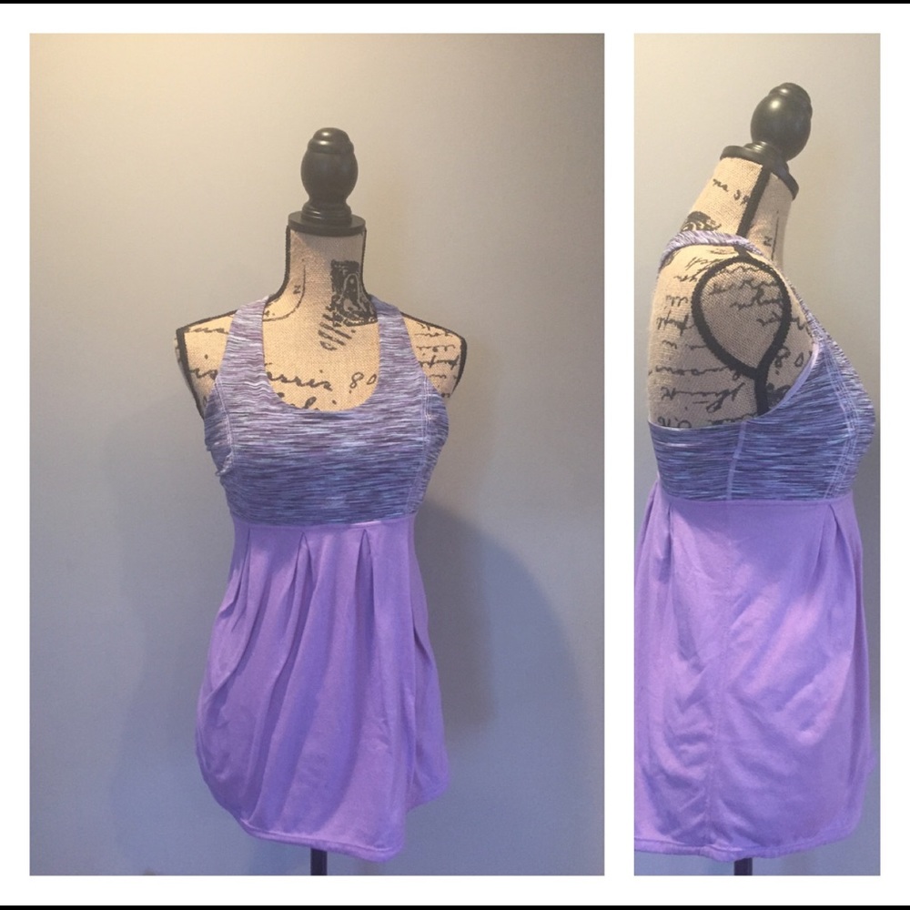 Lululemon support tank sz L lavender